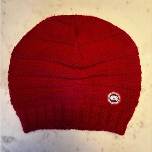 Canada Goose Women Red Hat